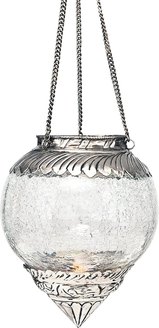 Marbella Hanging Glass Moroccan Candle Lantern - PaperLanternStore.com - Paper Lanterns, Decor, Party Lights & More