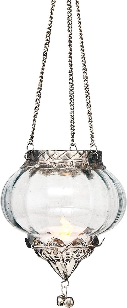 Temara Hanging Glass Moroccan Candle Lantern - PaperLanternStore.com - Paper Lanterns, Decor, Party Lights & More