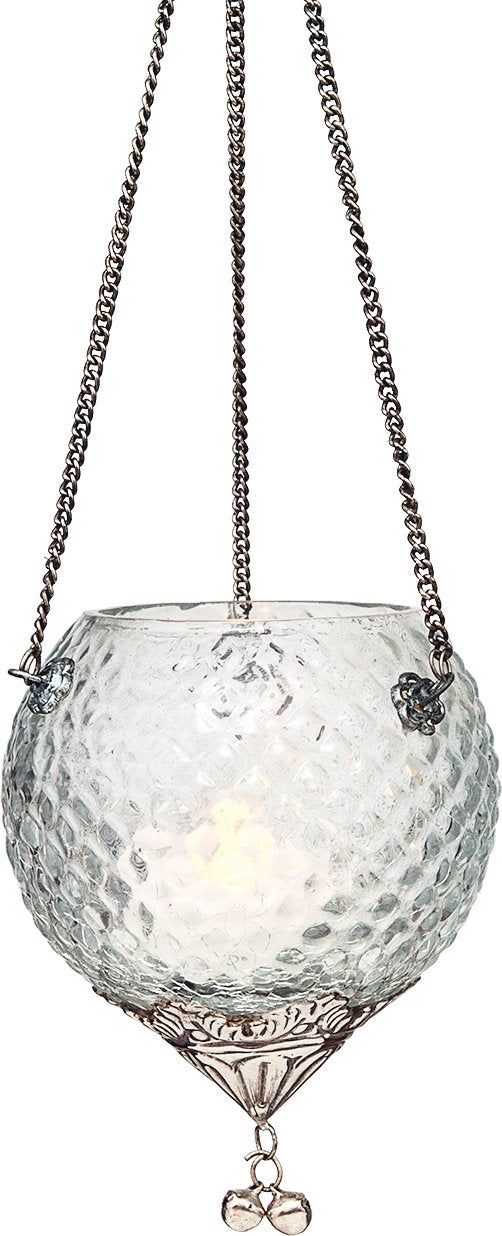 Assia Hanging Glass Moroccan Candle Lantern - PaperLanternStore.com - Paper Lanterns, Decor, Party Lights & More