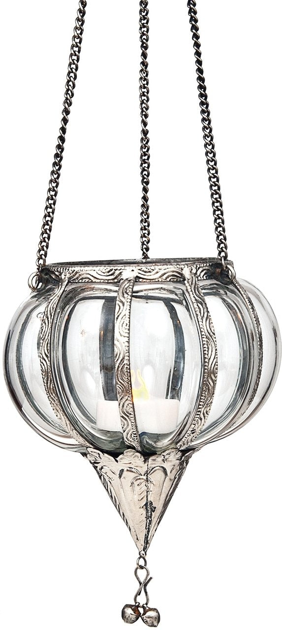 Marrakech Hanging Glass Moroccan Candle Lantern - PaperLanternStore.com - Paper Lanterns, Decor, Party Lights & More
