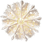 White Merletto Pizzelle Designer Paper Star Lantern - PaperLanternStore.com - Paper Lanterns, Decor, Party Lights & More