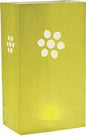 Chartreuse Green Daisy Paper Bag Luminaries (4-pack) - PaperLanternStore.com - Paper Lanterns, Decor, Party Lights & More