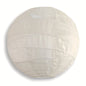 16 Inch Beige Shimmering Nylon Lantern, Free-Style Ribbing, Durable, Hanging - PaperLanternStore.com - Paper Lanterns, Decor, Party Lights & More