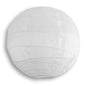20" Irregular Ribbed White Shimmering Nylon Lantern, Durable, Hanging - PaperLanternStore.com - Paper Lanterns, Decor, Party Lights & More