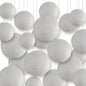 Ultimate 20-Piece Beige Nylon Lantern Party Pack - Assorted Sizes of 6", 8", 10", 12" (5 Round Lanterns Each) for Weddings, Events and Décor