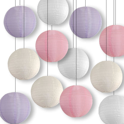 Dream Wedding Nylon Lantern Combo Variety Set (12 PACK)