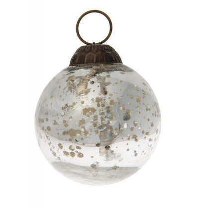 5 Pack | Silver Royal Chic Assorted Ornaments Set - Great Gift Idea, Vintage-Style Decorations for Christmas, Special Occasions, Home Decor and Parties