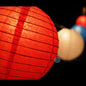 16" Patriotic 4th of July Paper Lantern String Light COMBO Kit (21 FT, EXPANDABLE, White Cord) - PaperLanternStore.com - Paper Lanterns, Decor, Party Lights & More
