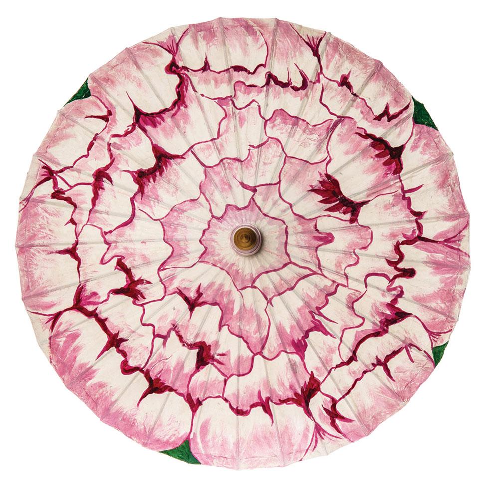 Hand Painted Bloom Flower Paper Parasol - PaperLanternStore.com - Paper Lanterns, Decor, Party Lights & More