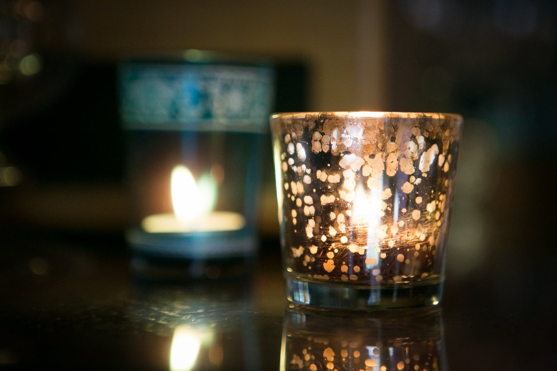 2.5" Silver Mercury Glass Votive Tea Light Candle Holder - PaperLanternStore.com - Paper Lanterns, Decor, Party Lights & More