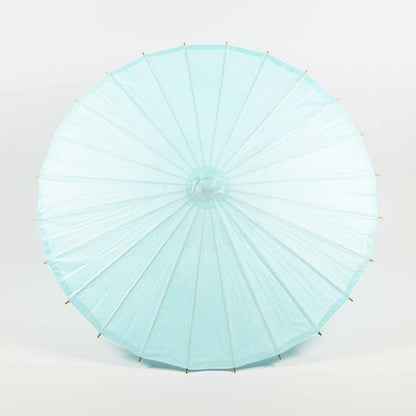 32" Arctic Spa Blue Paper Parasol Umbrella with Elegant Handle (Estimated Arrival Date: 4/18/22)