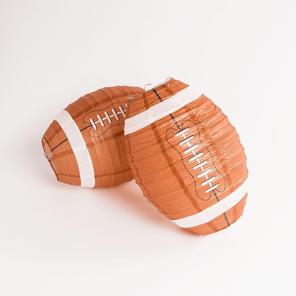 Arizona Pro Football Paper Lanterns 6pc Combo Tailgating Party Pack (Red/White)  - by PaperLanternStore.com - Paper Lanterns, Decor, Party Lights & More
