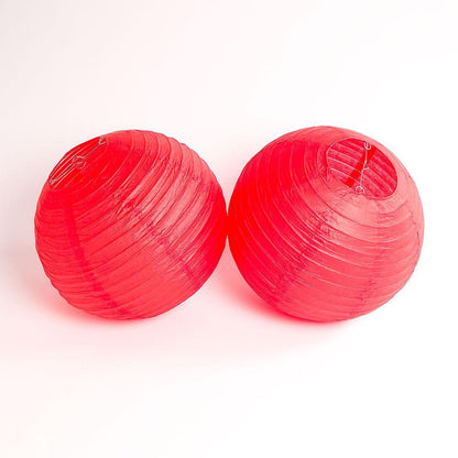 Arizona Pro Football Paper Lanterns 6pc Combo Tailgating Party Pack (Red/White)  - by PaperLanternStore.com - Paper Lanterns, Decor, Party Lights & More