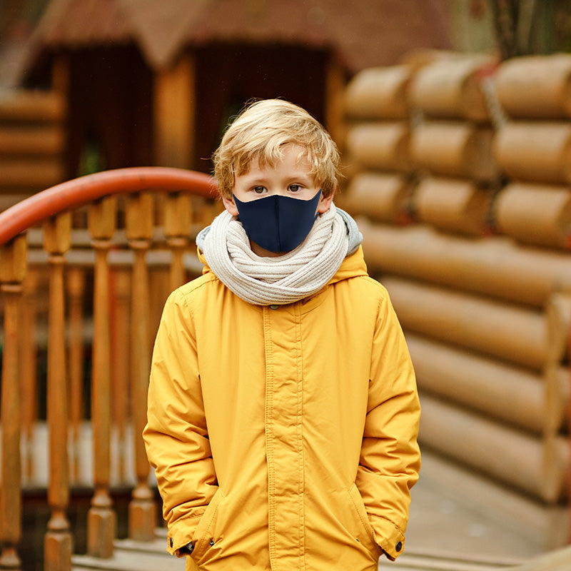 Black Comfortable Face Masks Coverings 3-ply Washable Reusable (7-Pack) - PaperLanternStore.com - Paper Lanterns, Decor, Party Lights & More