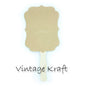 Blank Kraft Vintage Paddle Fans for DIY Wedding Invitations and Programs SINGLE - PaperLanternStore.com - Paper Lanterns, Decor, Party Lights & More