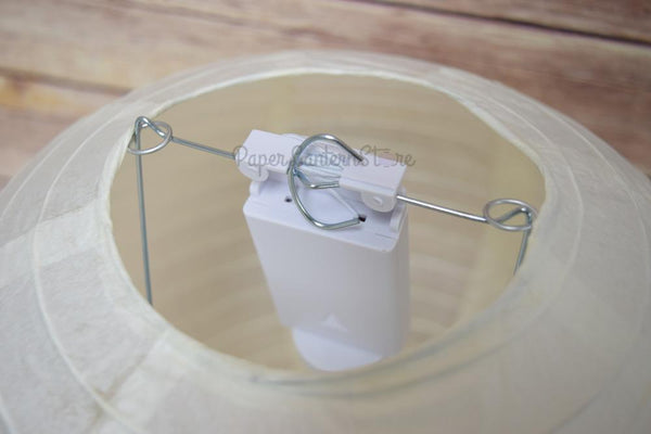 BULK PACK (12) 16" Silver Round Paper Lantern, Even Ribbing, Chinese Hanging Wedding & Party Decoration - PaperLanternStore.com - Paper Lanterns, Decor, Party Lights & More