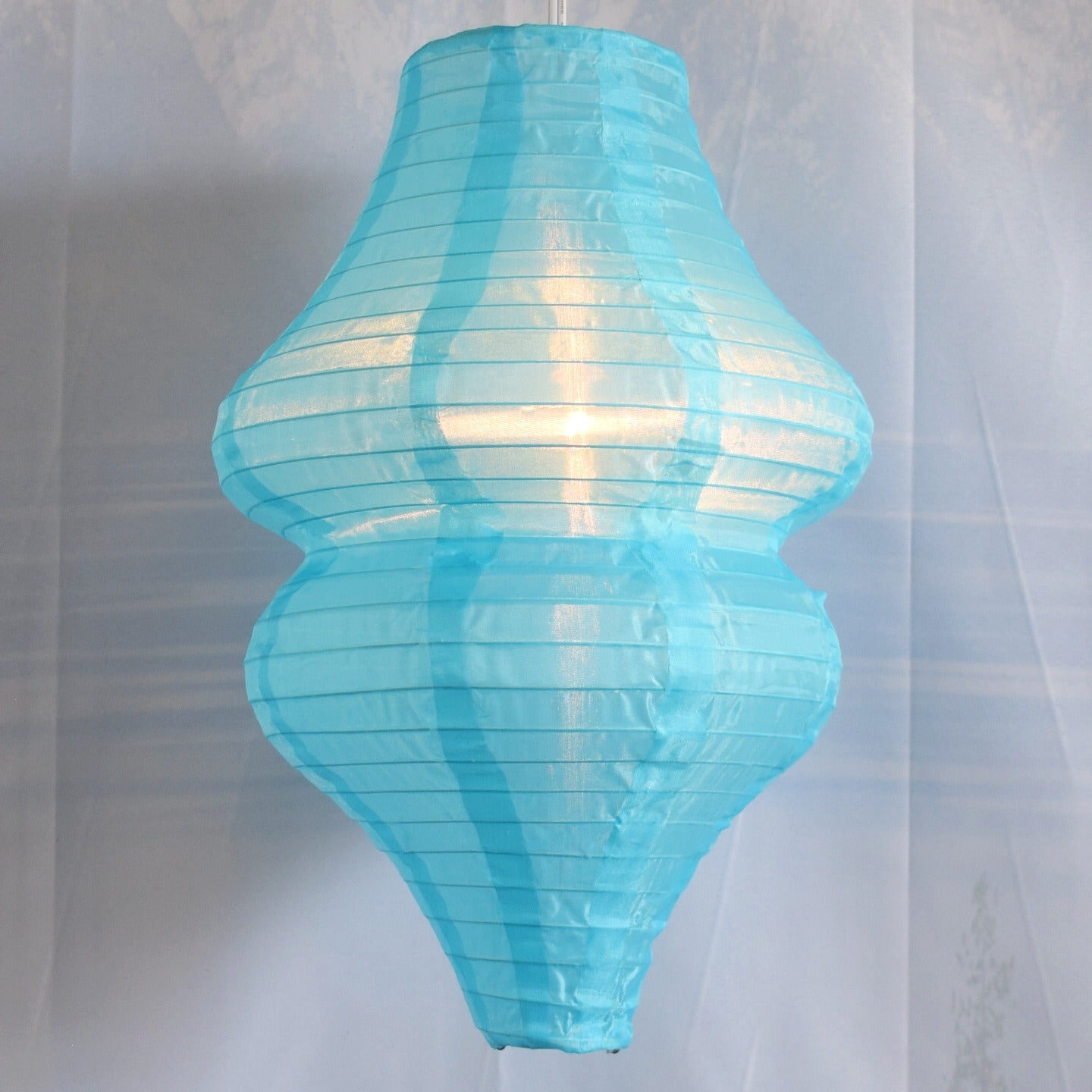 Baby Blue Beehive Unique Shaped Nylon Lantern, 10-inch x 14-inch