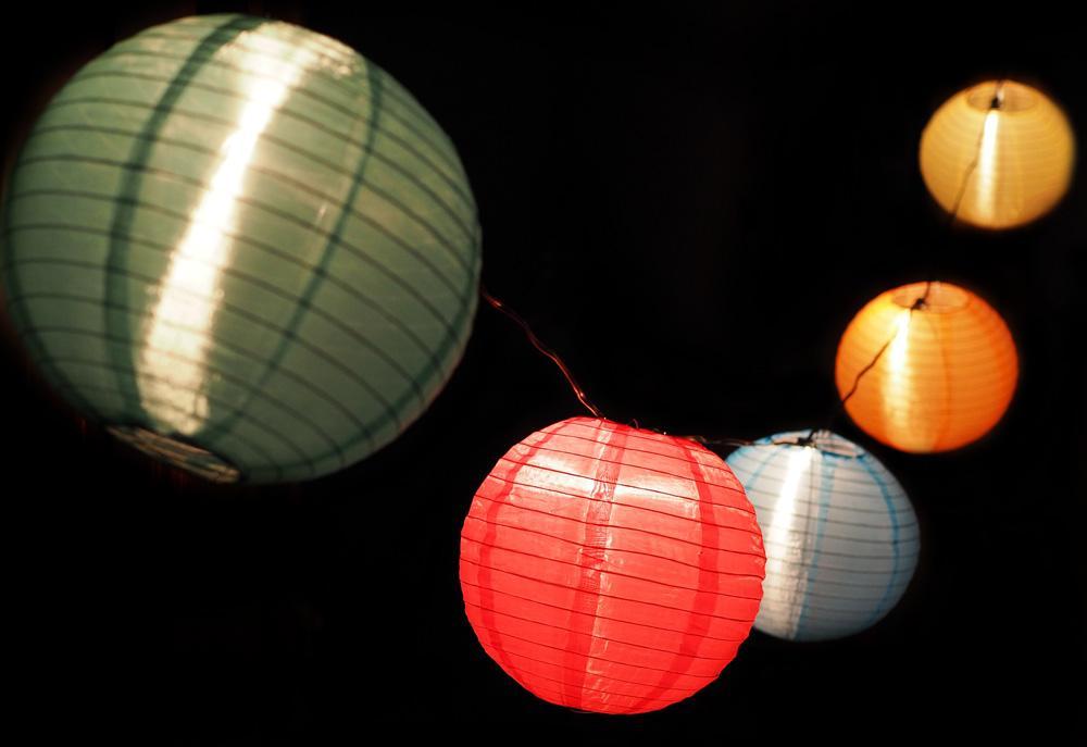 10" Cinco de Mayo / Fiesta Shimmering Nylon Lantern String Light for Parties, Birthdays and any occasion (31 FT) - PaperLanternStore.com - Paper Lanterns, Decor, Party Lights & More