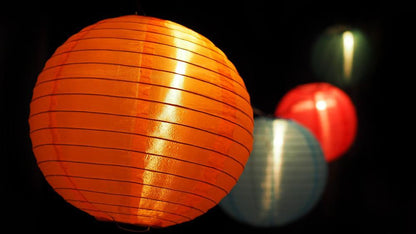 10" Cinco de Mayo / Fiesta Shimmering Nylon Lantern String Light for Parties, Birthdays and any occasion (31 FT) - PaperLanternStore.com - Paper Lanterns, Decor, Party Lights & More