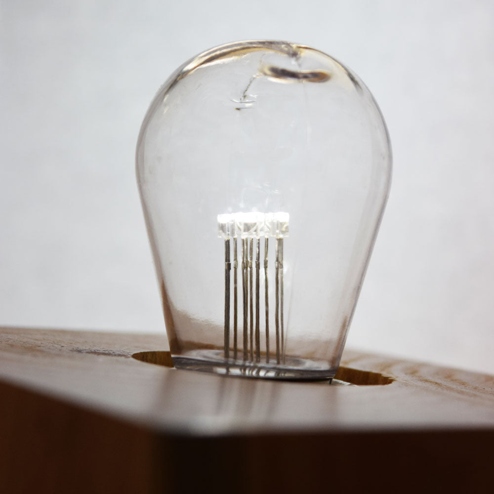 24 Socket Outdoor Commercial String Light Set, Shatterproof LED Light Bulbs Cool White, 54 FT Black Cord, Weatherproof - PaperLanternStore.com - Paper Lanterns, Decor, Party Lights & More