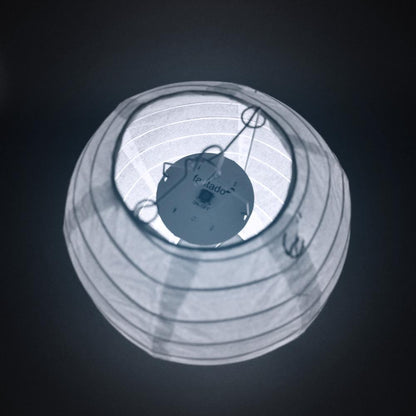 BULK PACK (24) OmniDisk Low Profile LED Hanging Light For Paper Lanterns, Cool White (Battery Powered) - PaperLanternStore.com - Paper Lanterns, Decor, Party Lights & More