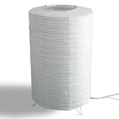 Cylinder Corded Table Top Lantern Lamp Kit w/ Light Bulb, Fine Lines - PaperLanternStore.com - Paper Lanterns, Decor, Party Lights & More