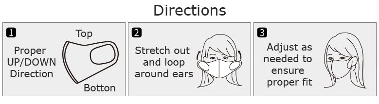 Black Comfortable Face Masks Coverings 3-ply Washable Reusable (7-Pack) - PaperLanternStore.com - Paper Lanterns, Decor, Party Lights & More