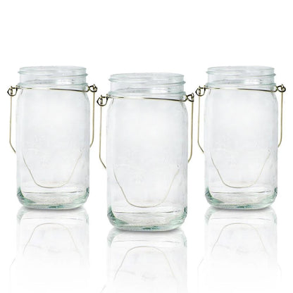 6-Pack Mason Jars with Handle for DIY Crafts, 16oz / 32oz - Various Colors and Sizes Available - PaperLanternStore.com - Paper Lanterns, Decor, Party Lights & More