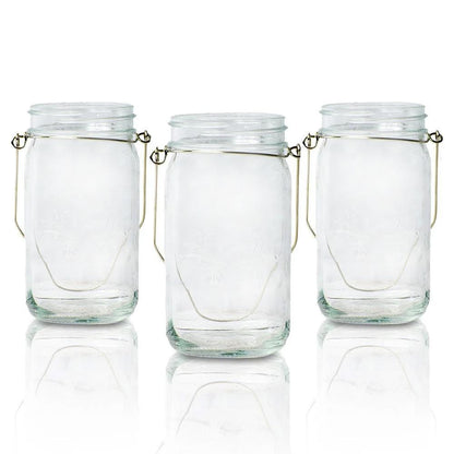 6-Pack Mason Jars with Handle for DIY Crafts, 16oz / 32oz - Various Colors and Sizes Available - PaperLanternStore.com - Paper Lanterns, Decor, Party Lights & More