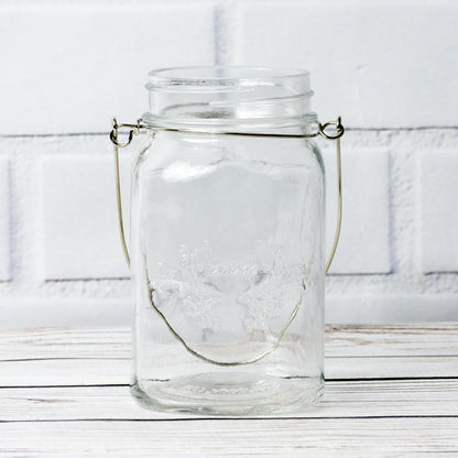 6-Pack Mason Jars with Handle for DIY Crafts, 16oz / 32oz - Various Colors and Sizes Available - PaperLanternStore.com - Paper Lanterns, Decor, Party Lights & More