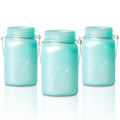 6-Pack Mason Jars with Handle for DIY Crafts, 16oz / 32oz - Various Colors and Sizes Available - PaperLanternStore.com - Paper Lanterns, Decor, Party Lights & More