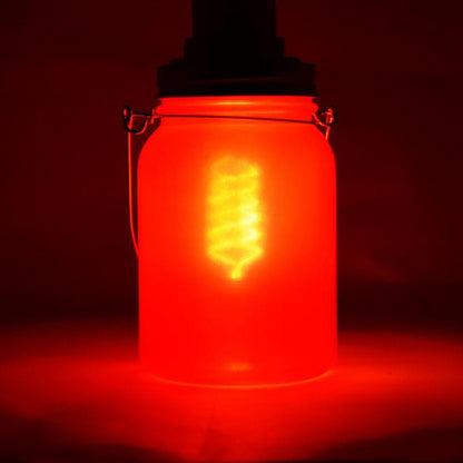 BLOWOUT (6-Pack) Fantado Regular Mouth Frosted Fuchsia / Hot Pink Color Mason Jar w/ Handle, 16oz / 1 Pint - PaperLanternStore.com - Paper Lanterns, Decor, Party Lights & More
