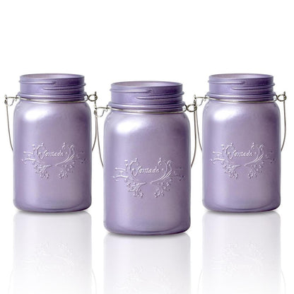 6-Pack Mason Jars with Handle for DIY Crafts, 16oz / 32oz - Various Colors and Sizes Available - PaperLanternStore.com - Paper Lanterns, Decor, Party Lights & More