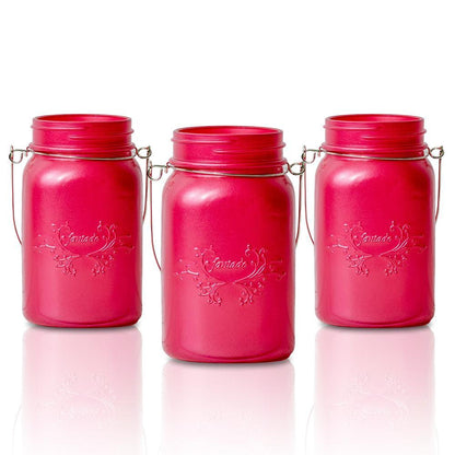 6-Pack Mason Jars with Handle for DIY Crafts, 16oz / 32oz - Various Colors and Sizes Available - PaperLanternStore.com - Paper Lanterns, Decor, Party Lights & More