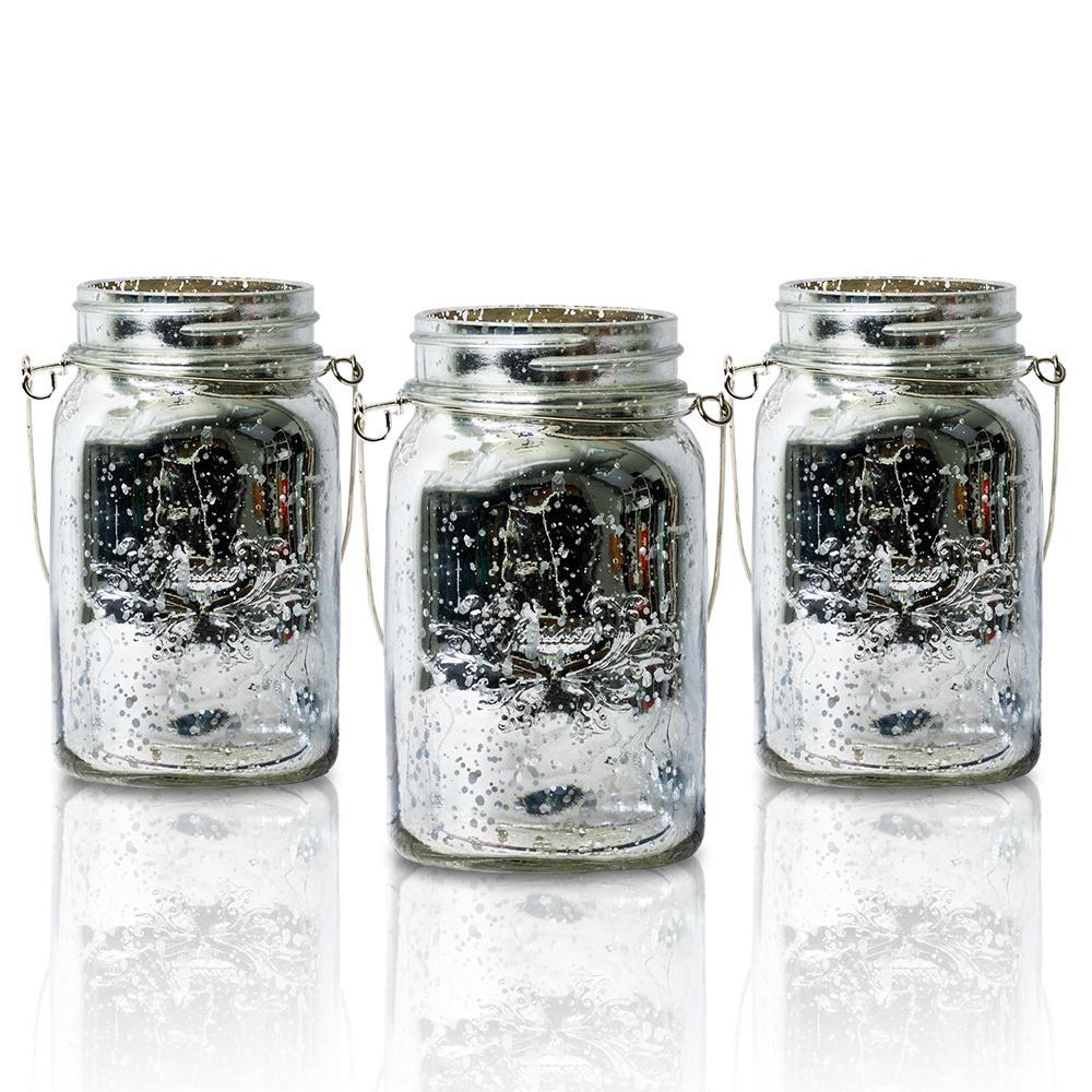 6-Pack Mason Jars with Handle for DIY Crafts, 16oz / 32oz - Various Colors and Sizes Available - PaperLanternStore.com - Paper Lanterns, Decor, Party Lights & More