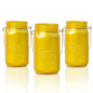 6-Pack Mason Jars with Handle for DIY Crafts, 16oz / 32oz - Various Colors and Sizes Available - PaperLanternStore.com - Paper Lanterns, Decor, Party Lights & More