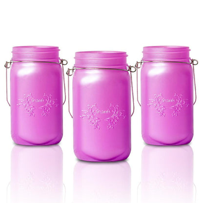 6-Pack Mason Jars with Handle for DIY Crafts, 16oz / 32oz - Various Colors and Sizes Available - PaperLanternStore.com - Paper Lanterns, Decor, Party Lights & More