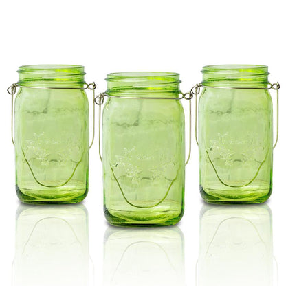 6-Pack Mason Jars with Handle for DIY Crafts, 16oz / 32oz - Various Colors and Sizes Available - PaperLanternStore.com - Paper Lanterns, Decor, Party Lights & More