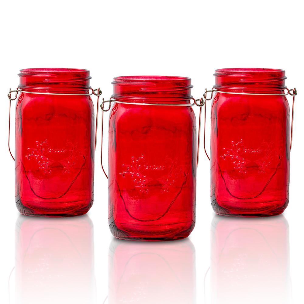 6-Pack Mason Jars with Handle for DIY Crafts, 16oz / 32oz - Various Colors and Sizes Available - PaperLanternStore.com - Paper Lanterns, Decor, Party Lights & More
