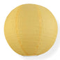 30" Gold Yellow Jumbo Shimmering Nylon Lantern, Even Ribbing, Durable, Dry Outdoor Hanging Decoration