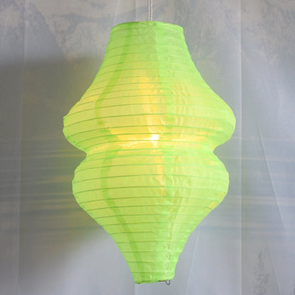 Neon Green Beehive Unique Shaped Nylon Lantern, 10-inch x 14-inch
