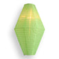 Neon Green Diamond Unique Shaped Shimmering Nylon Lantern, 12-inch x 19-inch