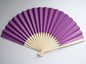9" Violet Paper Hand Fans for Weddings, Premium Paper Stock (10 Pack)