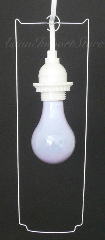 Dark Purple Kawaii Unique Oval Egg Shaped Paper Lantern, 10-inch x 14-inch - PaperLanternStore.com - Paper Lanterns, Decor, Party Lights & More