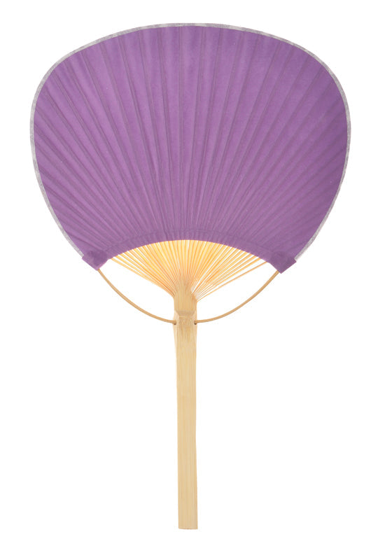 9" Purple Paddle Paper Hand Fans for Weddings (10 Pack) - PaperLanternStore.com - Paper Lanterns, Decor, Party Lights & More