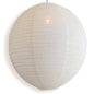 Kawaii Shaped Linen Fabric Lantern Lampshade, Handcrafted, Durable, White Beige (16"W x 20"H)