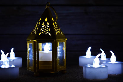 Large White Flameless LED Battery Operated Candle (12 Pack) - PaperLanternStore.com - Paper Lanterns, Decor, Party Lights & More
