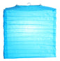 10" Turquoise Square Shaped Paper Lantern - PaperLanternStore.com - Paper Lanterns, Decor, Party Lights & More