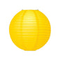 Buttercup Yellow 20 Inch Round Parallel Ribbed Premium Paper Lantern - PaperLanternStore.com - Paper Lanterns, Decor, Party Lights & More