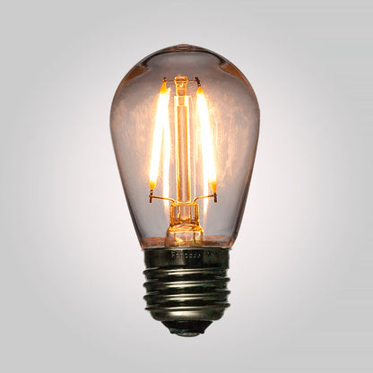 CORD + SHATTERPROOF BULB | Black Pendant Light Lamp Cord Combo Kit, Switch, S14 Warm White Bulb